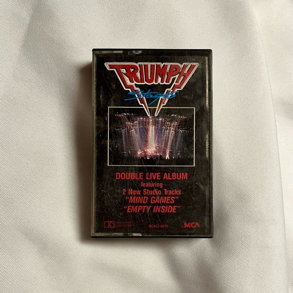 Triumph Black Cassette Tape